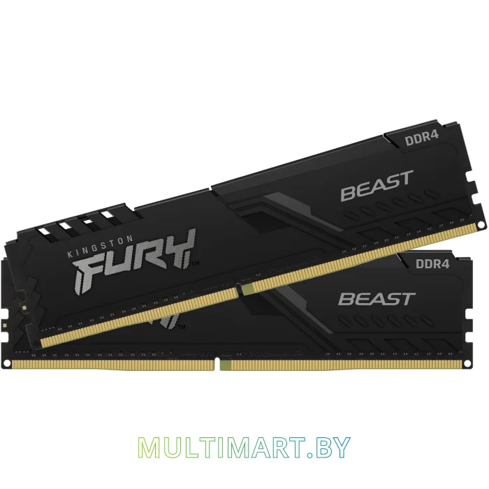 Оперативная память Kingston FURY Beast 2x16GB DDR4 PC4-24000 (KF430C15BB1K2/32)